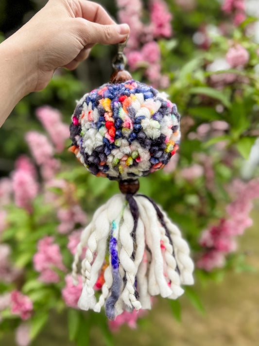 Jumbo Pom Keychain